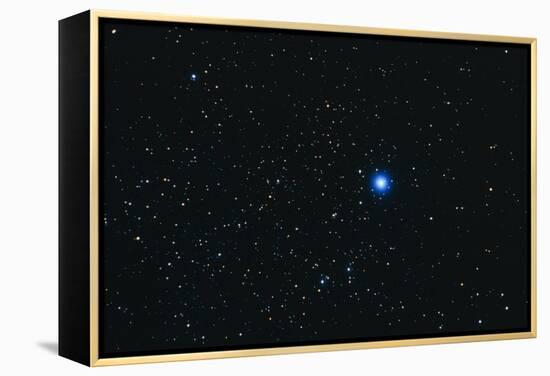 Photograph of the Constellation Lyra (the Harp)-John Sanford-Framed Premier Image Canvas