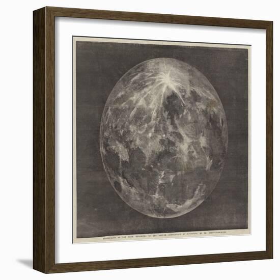 Photograph of the Moon-null-Framed Giclee Print