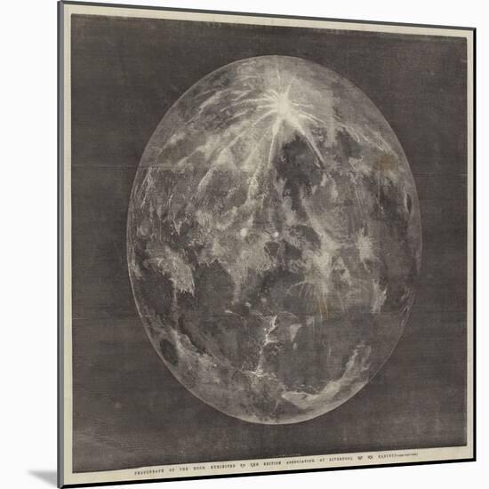 Photograph of the Moon-null-Mounted Giclee Print
