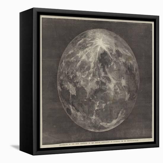 Photograph of the Moon-null-Framed Premier Image Canvas