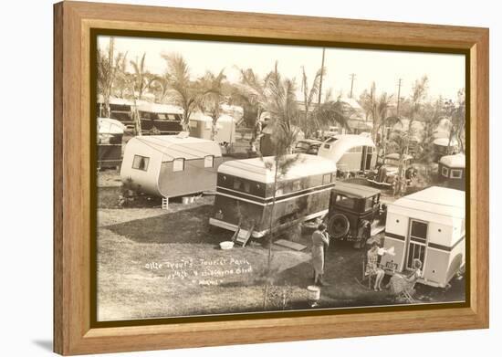 Photograph of Trailer Park-null-Framed Stretched Canvas