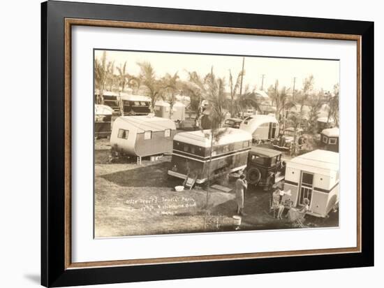 Photograph of Trailer Park-null-Framed Art Print