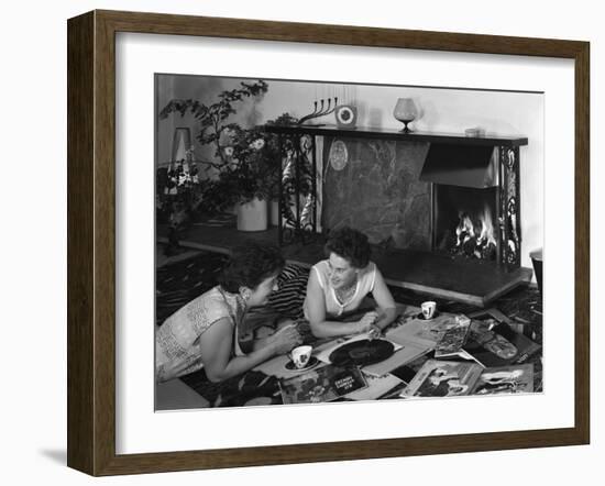 Photograph Taken for a Baxi Fireplaces Advertisment, 1961-Michael Walters-Framed Photographic Print