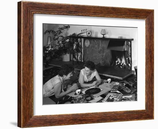 Photograph Taken for a Baxi Fireplaces Advertisment, 1961-Michael Walters-Framed Photographic Print