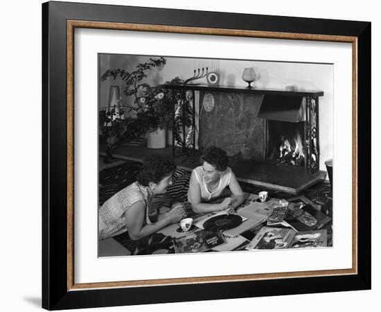 Photograph Taken for a Baxi Fireplaces Advertisment, 1961-Michael Walters-Framed Photographic Print