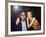 Photographer Helmut Newton and Model Eva Herzigova-Dave Allocca-Framed Premium Photographic Print