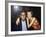 Photographer Helmut Newton and Model Eva Herzigova-Dave Allocca-Framed Premium Photographic Print