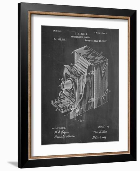 Photographic Camera 1887 Patent-null-Framed Art Print