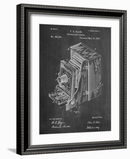 Photographic Camera 1887 Patent-null-Framed Art Print