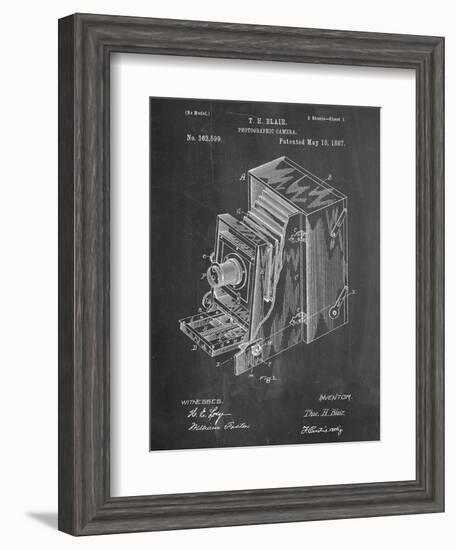 Photographic Camera 1887 Patent-null-Framed Art Print