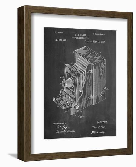 Photographic Camera 1887 Patent-null-Framed Art Print