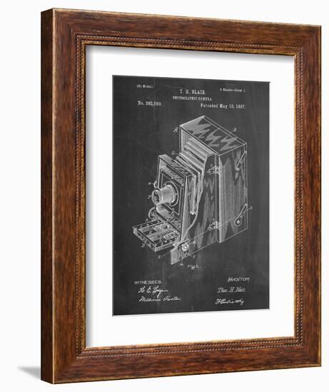 Photographic Camera 1887 Patent-null-Framed Art Print