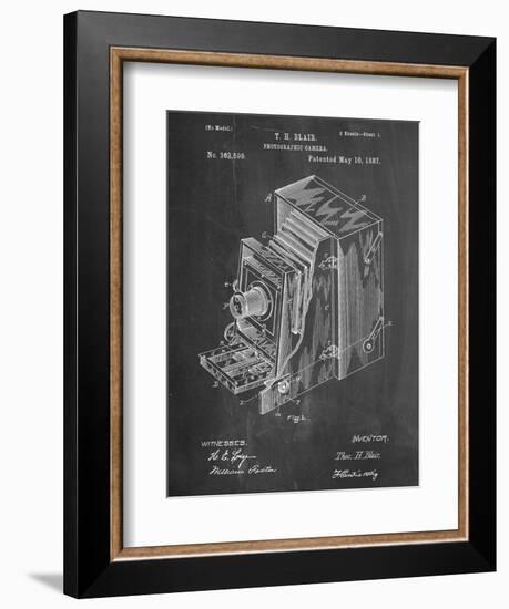Photographic Camera 1887 Patent-null-Framed Art Print
