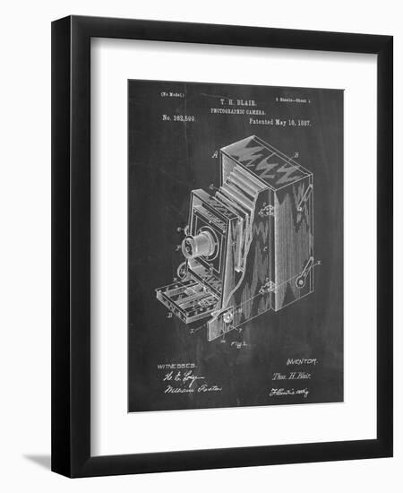 Photographic Camera 1887 Patent-null-Framed Art Print