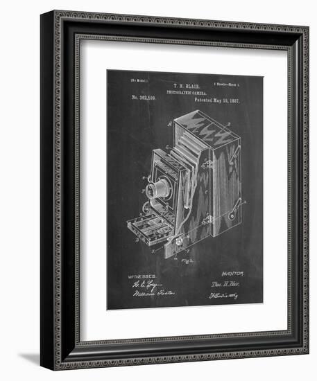 Photographic Camera 1887 Patent-null-Framed Art Print