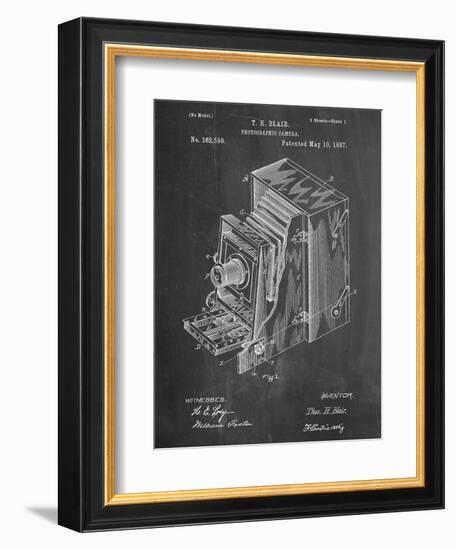 Photographic Camera 1887 Patent-null-Framed Art Print