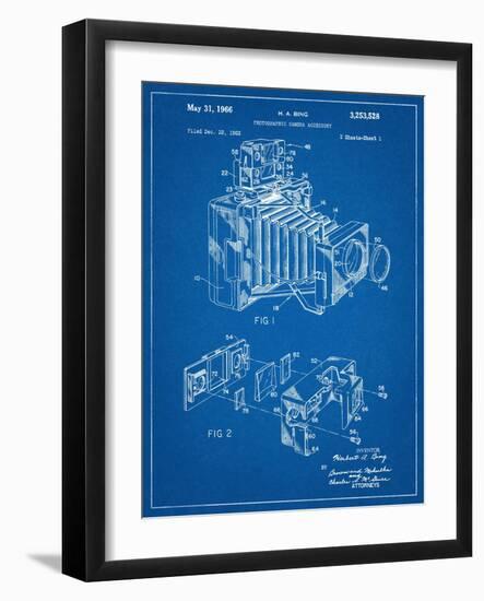 Photographic Camera Accessory Patent-null-Framed Art Print