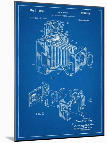 Photographic Camera Accessory Patent-null-Mounted Art Print