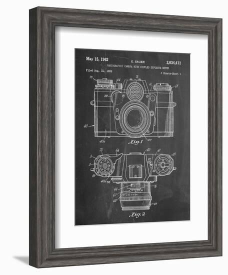 Photographic Camera Patent-null-Framed Art Print