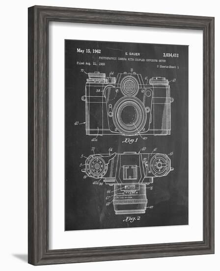 Photographic Camera Patent-null-Framed Art Print