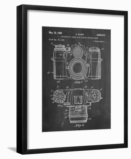 Photographic Camera Patent-null-Framed Art Print