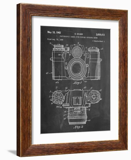 Photographic Camera Patent-null-Framed Art Print