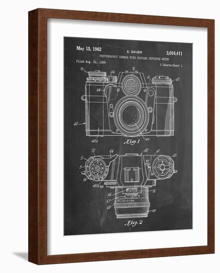 Photographic Camera Patent-null-Framed Art Print