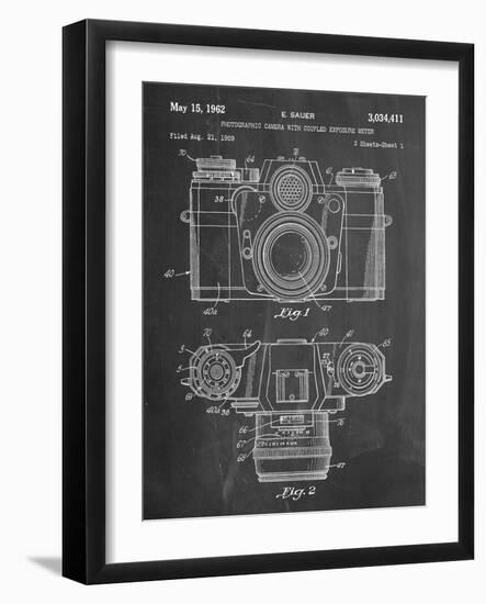 Photographic Camera Patent-null-Framed Art Print