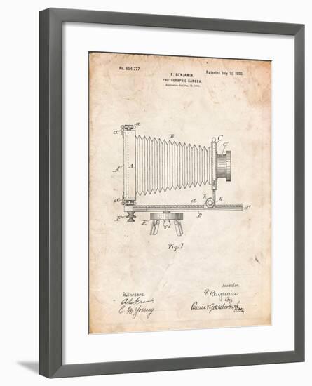 Photographic Camera Patent-Cole Borders-Framed Art Print