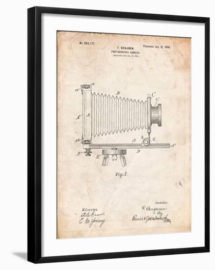Photographic Camera Patent-Cole Borders-Framed Art Print
