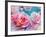 Photographic Layer Work from Blossoms in Water-Alaya Gadeh-Framed Photographic Print