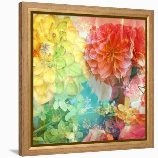 Photographic Layer Work from Flowers-Alaya Gadeh-Framed Premier Image Canvas