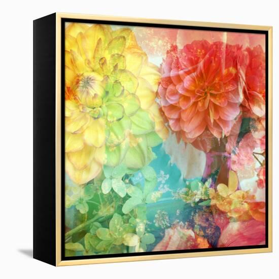 Photographic Layer Work from Flowers-Alaya Gadeh-Framed Premier Image Canvas