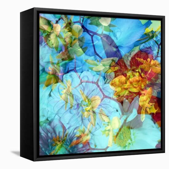 Photographic Layer Work from Orchids-Alaya Gadeh-Framed Premier Image Canvas