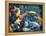 Photographic Layer Work from Swimming Fishes and Leafes-Alaya Gadeh-Framed Premier Image Canvas