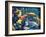 Photographic Layer Work from Swimming Fishes and Leafes-Alaya Gadeh-Framed Photographic Print