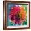 Photographic Layer Work of a Big Blossom in Multicolor-Alaya Gadeh-Framed Photographic Print