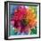 Photographic Layer Work of a Big Blossom in Multicolor-Alaya Gadeh-Framed Photographic Print