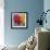 Photographic Layer Work of a Big Blossom in Multicolor-Alaya Gadeh-Framed Photographic Print displayed on a wall