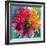 Photographic Layer Work of a Big Blossom in Multicolor-Alaya Gadeh-Framed Photographic Print