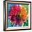 Photographic Layer Work of a Big Blossom in Multicolor-Alaya Gadeh-Framed Photographic Print