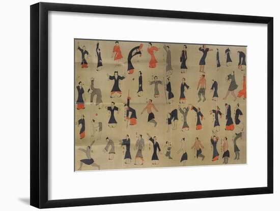 Photographie des fragments du "Daoyin tu"-null-Framed Giclee Print