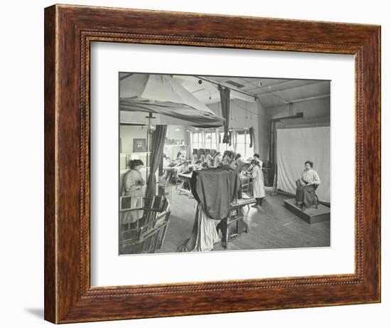 Photography Students at Work, Bloomsbury Trade School for Girls, London, 1911-null-Framed Photographic Print