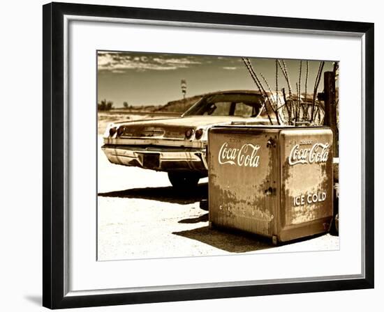 Photography Style, Route 66, Gas Station, Arizona, United States, USA-Philippe Hugonnard-Framed Photographic Print