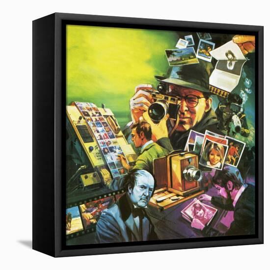 Photography-English School-Framed Premier Image Canvas