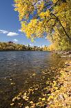 Autumn Colors along the Mississippi River, Minneapolis Skyline in the Distance. Minnesota-PhotoImages-Photographic Print