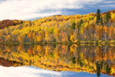 Autumn Colors along the Mississippi River, Minneapolis Skyline in the Distance. Minnesota-PhotoImages-Photographic Print