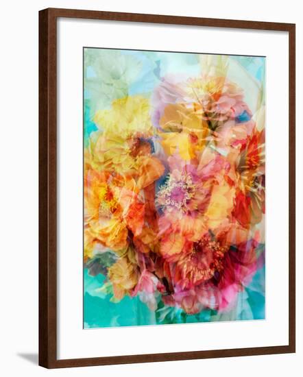 Photomontage of a Bouquet-Alaya Gadeh-Framed Photographic Print