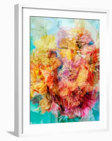 Photomontage of a Bouquet-Alaya Gadeh-Framed Photographic Print