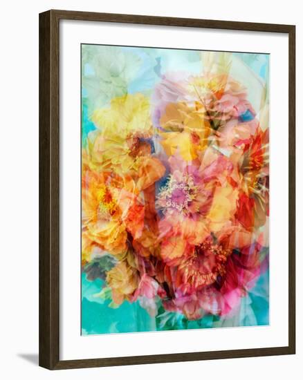 Photomontage of a Bouquet-Alaya Gadeh-Framed Photographic Print